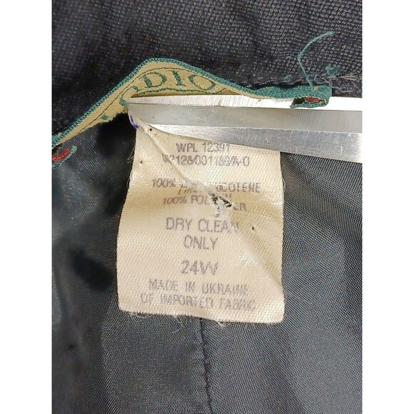 Studio 205 Black Pants Sz 24W Womens Stretch Zipper Career - Picture 6 of 6